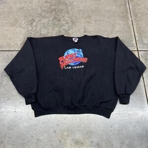 vintage planet hollywood las vegas destination crewneck size xl